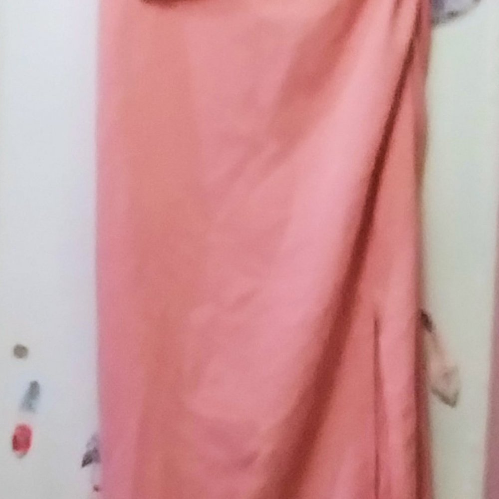 NWT One Shoulder Ruched Bodycon Cocktail Maxi Dress (L) - Picture 5 of 10